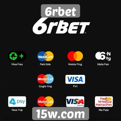 Métodos de pagamento oferecidos pelo 6rbet